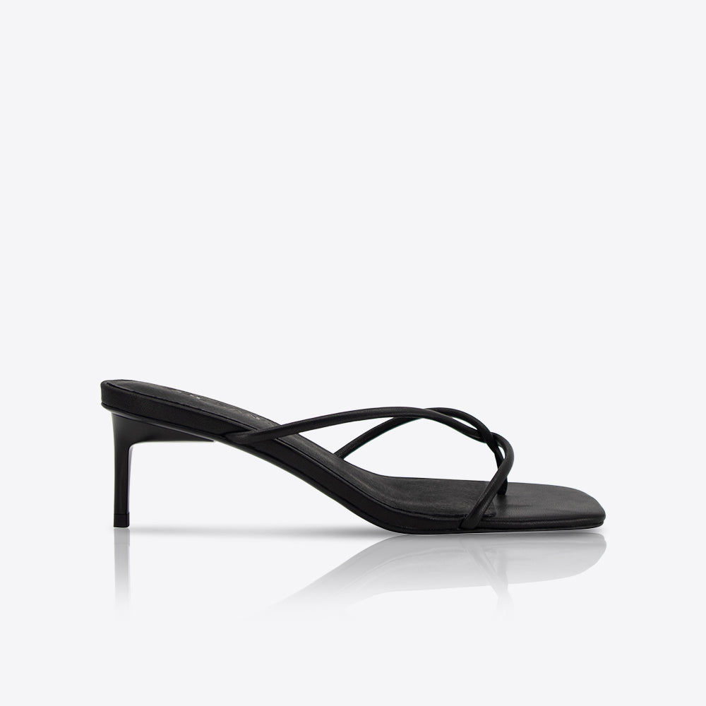 Chrissy Mule Black - Comfortable Women's Slip-On Shoes for Casual Wear, Office & Everyday Use