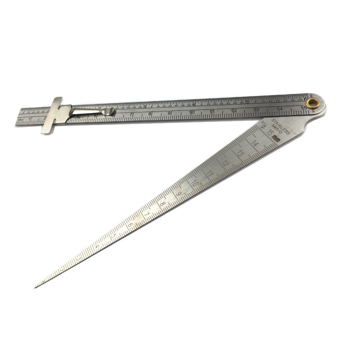 B.W.P Welding Taper Gauge Set - Stainless Steel Hole Depth Ruler & Inspection Tool for Metalworking, Pipe Fitting, and Automotive Repair
