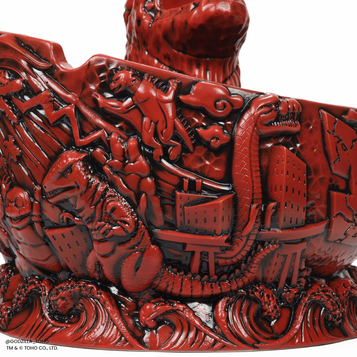 Godzilla Destroy All Monsters Scorpion Bowl - Fire Dragon Variant Collectible Figure | MonsterVerse Action Figure for Display & Collection | Perfect for Fans, Home Decor & Gifts