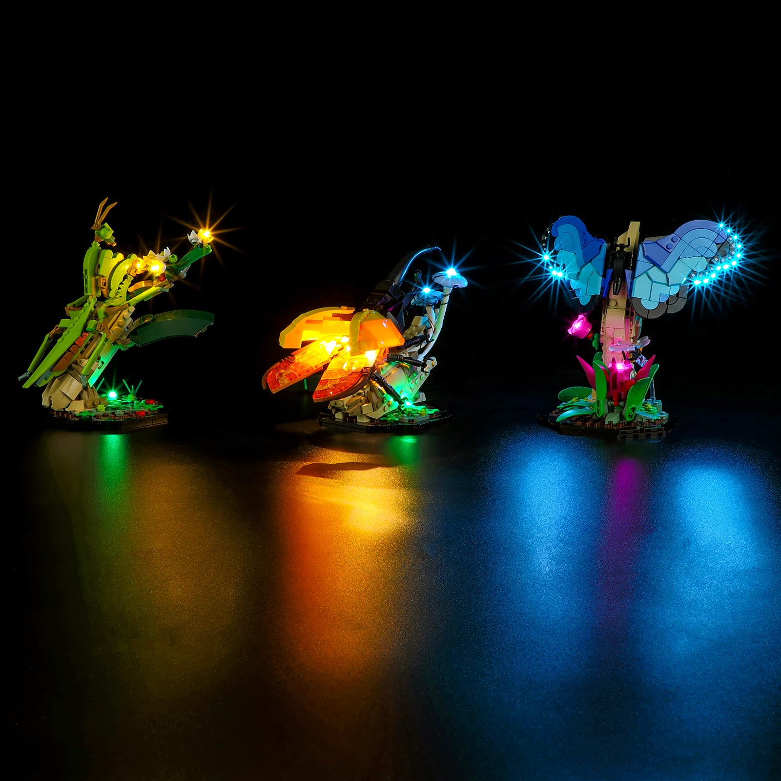 GEAMENT LED Light Kit for LEGO Ideas 21342 The Insect Collection - Compatible with Building Blocks (Model Not Included) - Perfect for Home Decoration, Gifts, and LEGO Display Enhancement