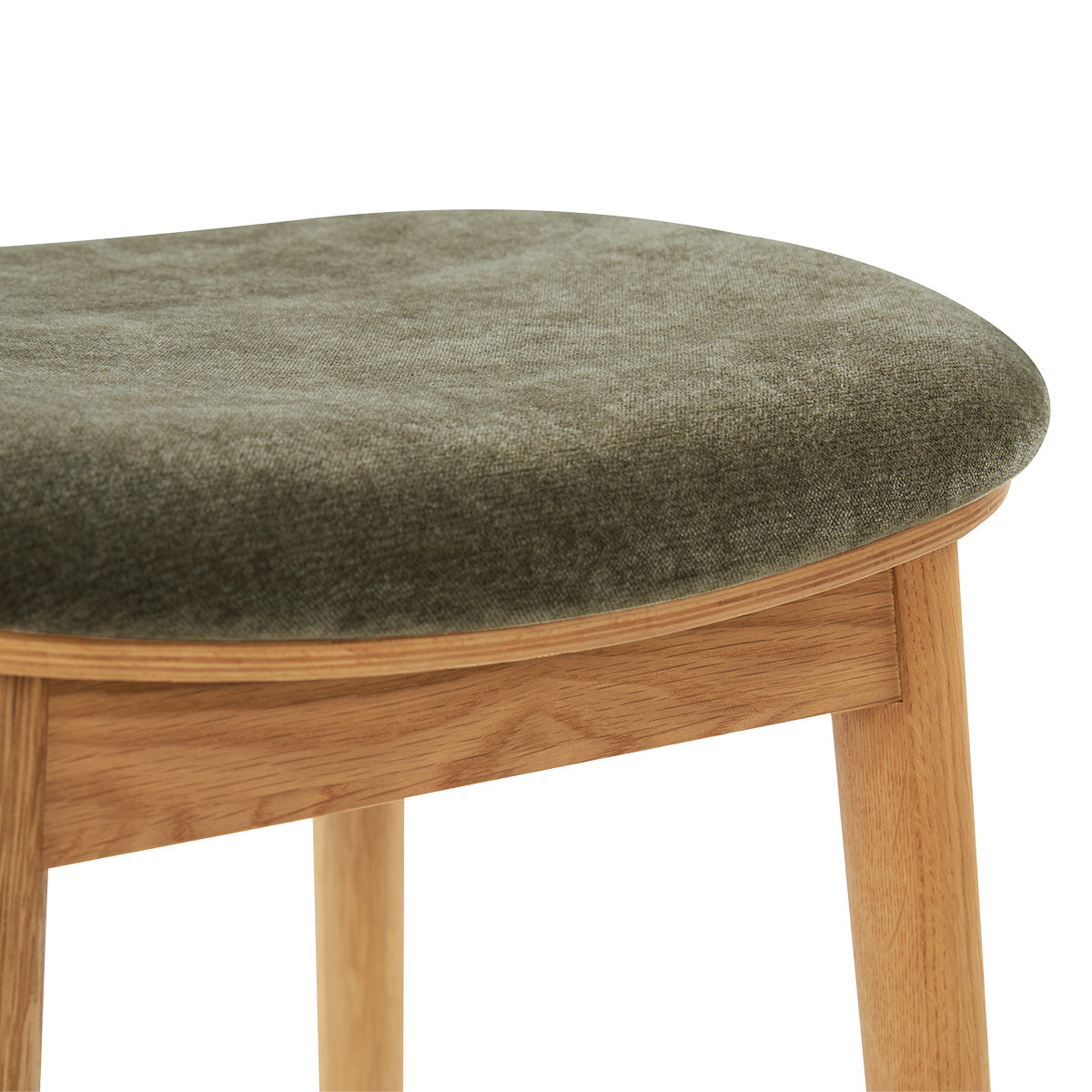 Lando Fabric Backless Bar Stool - Modern Kitchen Island & Counter Height Stool for Dining & Home Decor - Perfect for Small Spaces, Breakfast Nooks & Bars