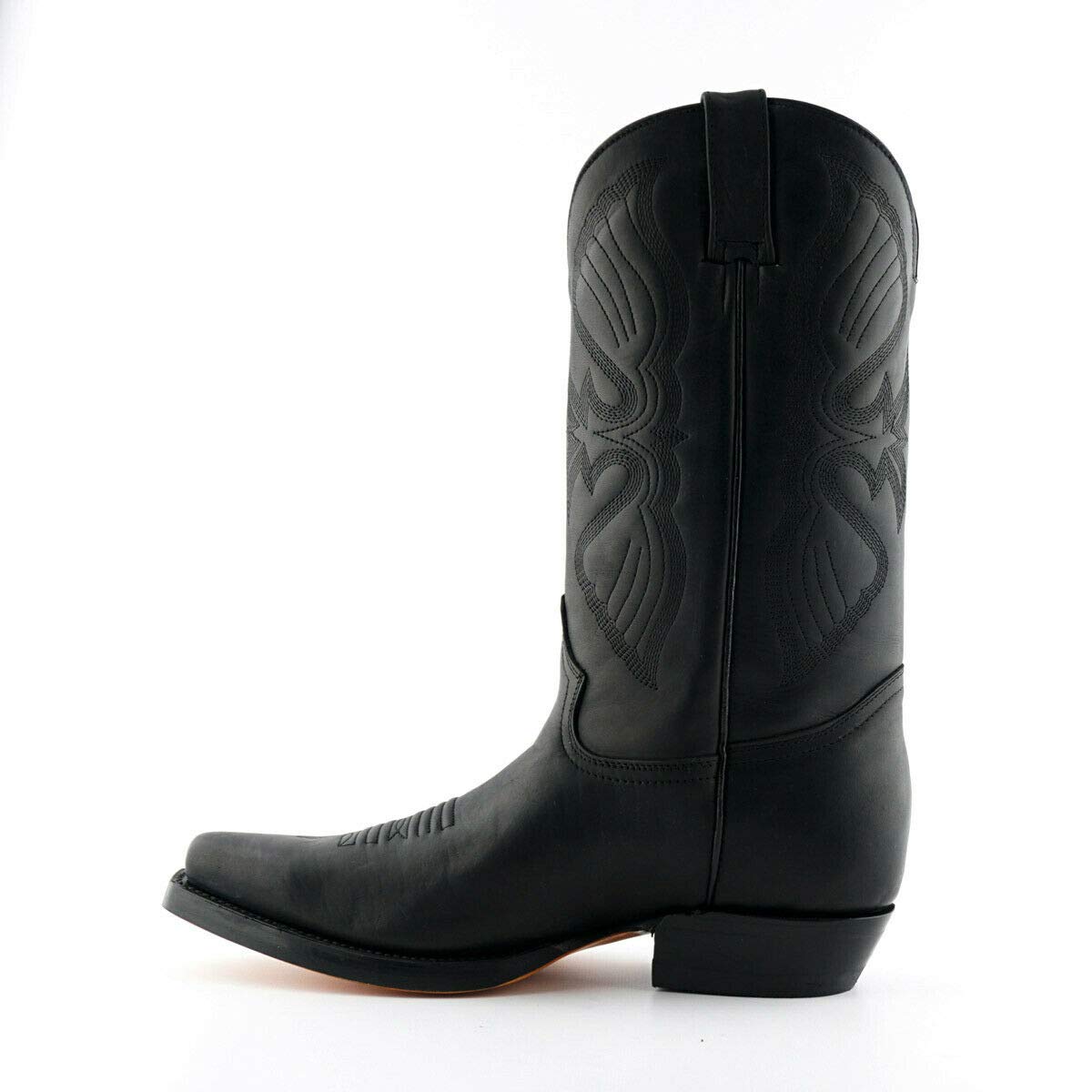 Louisiana Leather Cowboy Boots for Men - Cuban Heel Western Dancing Boots | Durable & Stylish for Country Line Dancing, Rodeo & Casual Wear