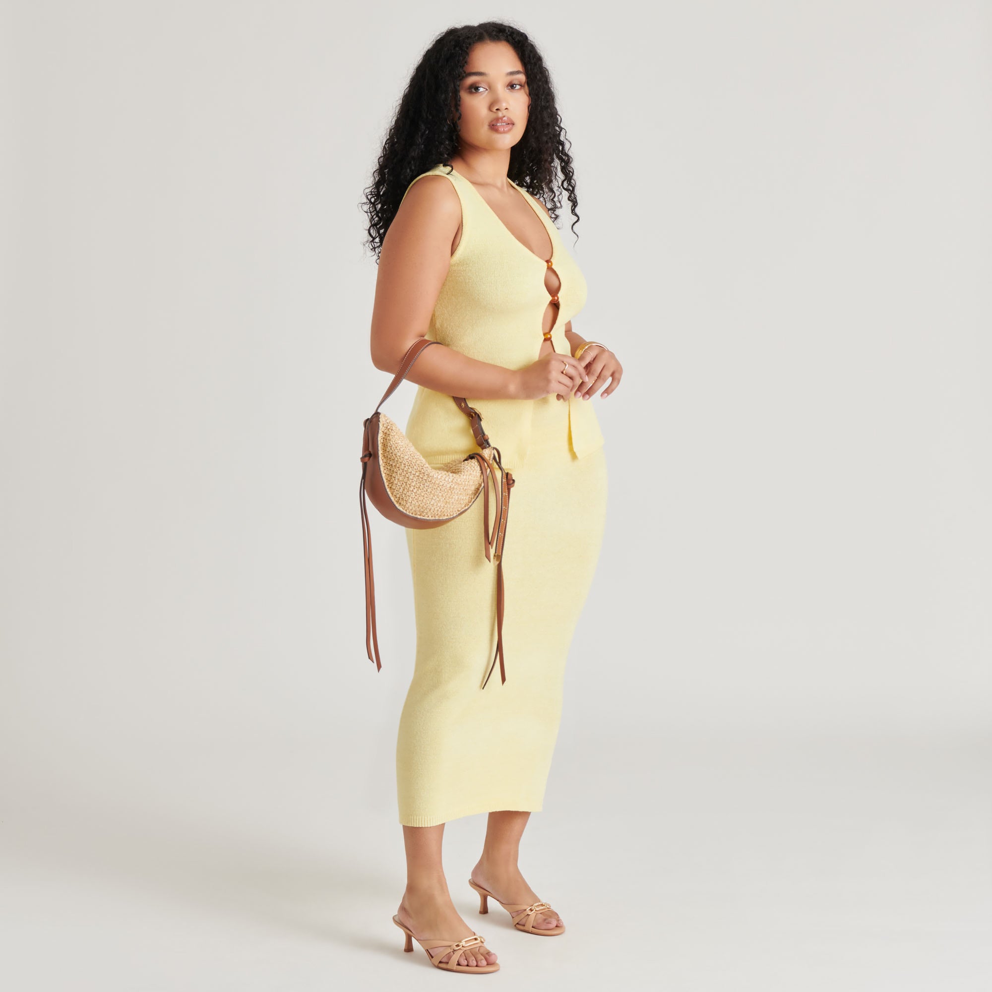 MONACO SHOULDER BAG - Natural Raffia Woven Handbag for Women | Stylish Summer Beach Tote | Perfect for Vacation, Shopping & Casual Outings