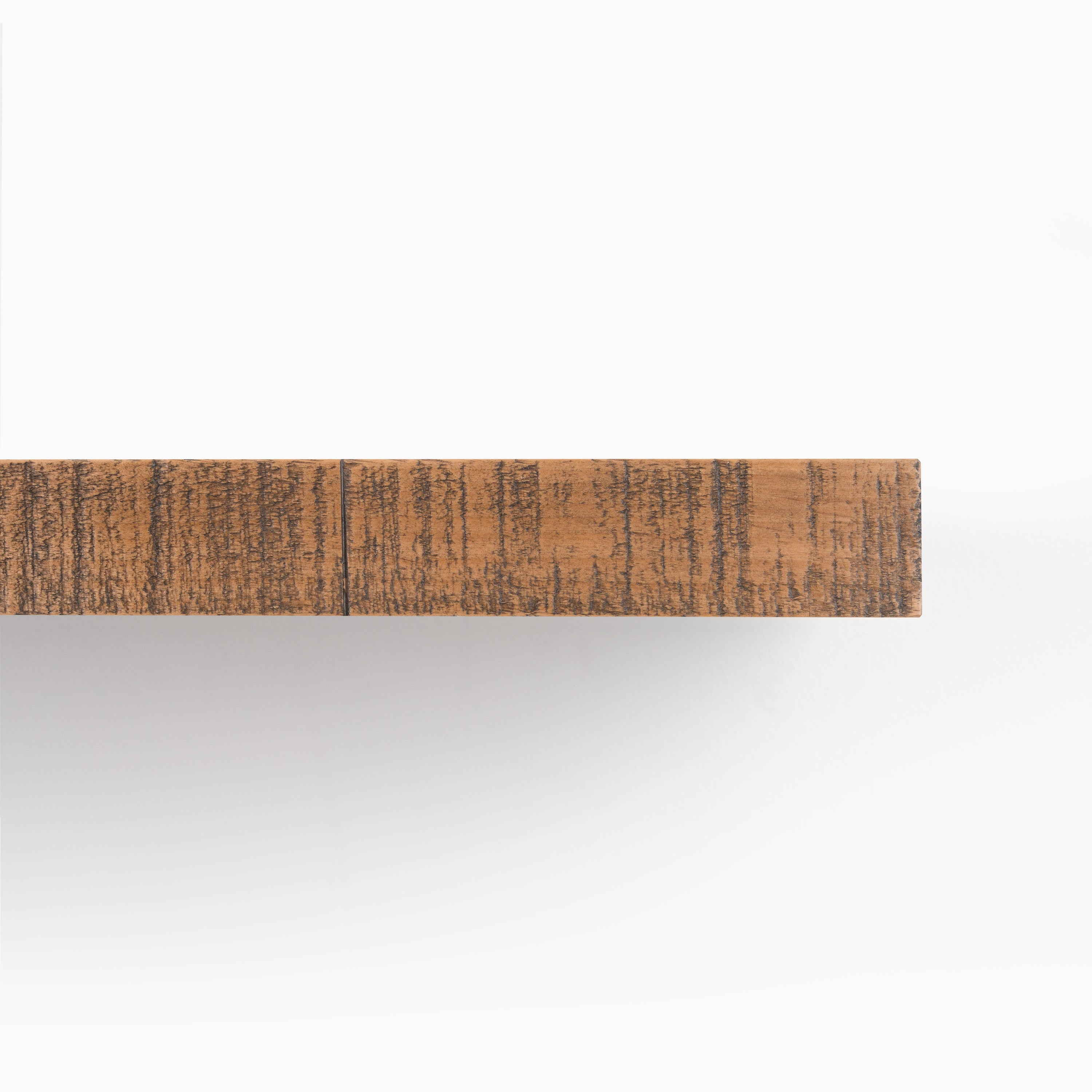 Aksel Inlay Nutmeg Rustic Floating Shelf - Handmade Wood Wall Shelf for Living Room, Kitchen, Bathroom Decor - Perfect for Displaying Photos, Plants, and Home Accessories