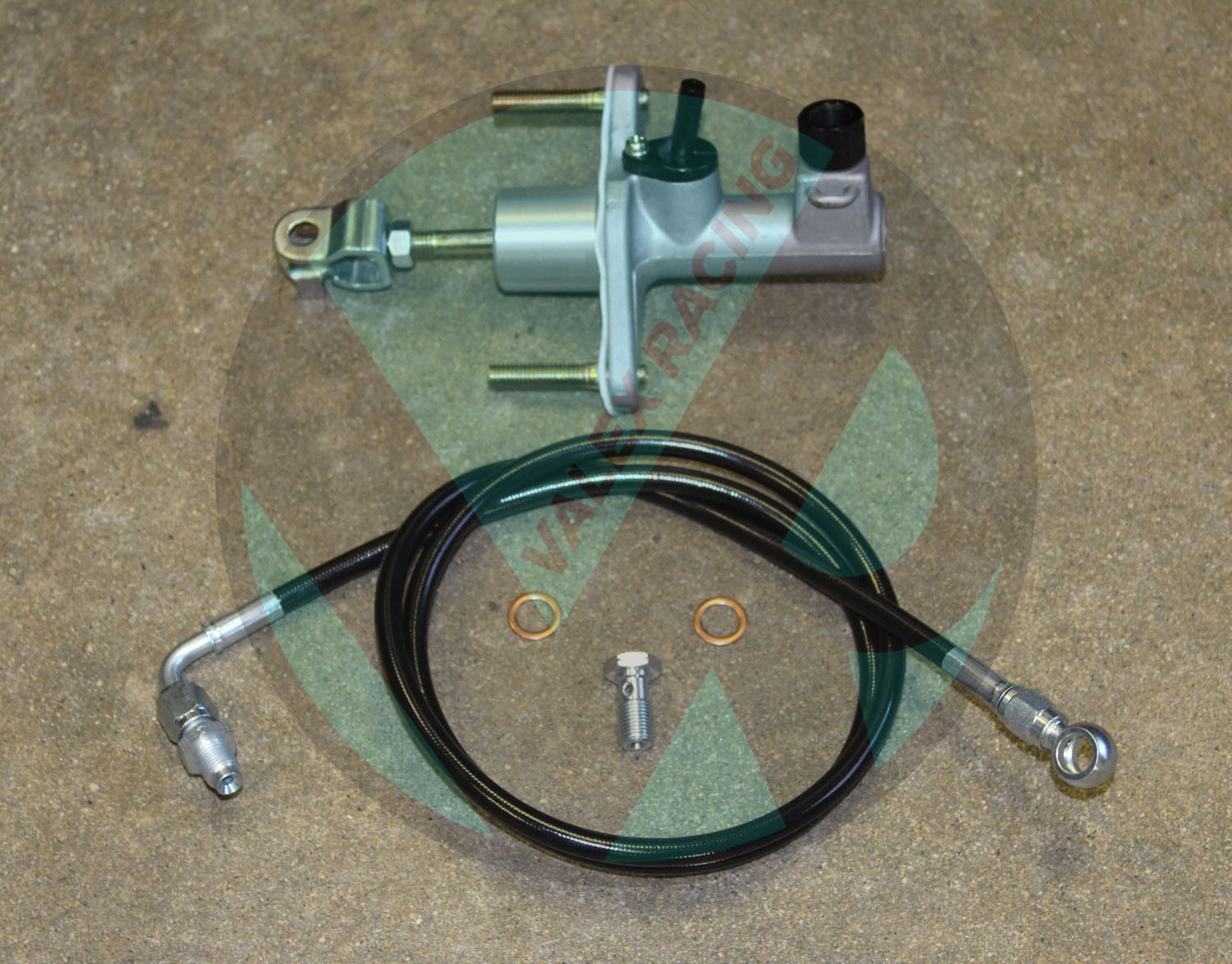 Exedy EM2 Clutch Master Cylinder (CMC) Upgrade Kit with Stainless Steel Clutch Line - Compatible with 2006-2011 Honda Civic Si 8th Gen - High Performance Clutch System for Racing & Daily Driving