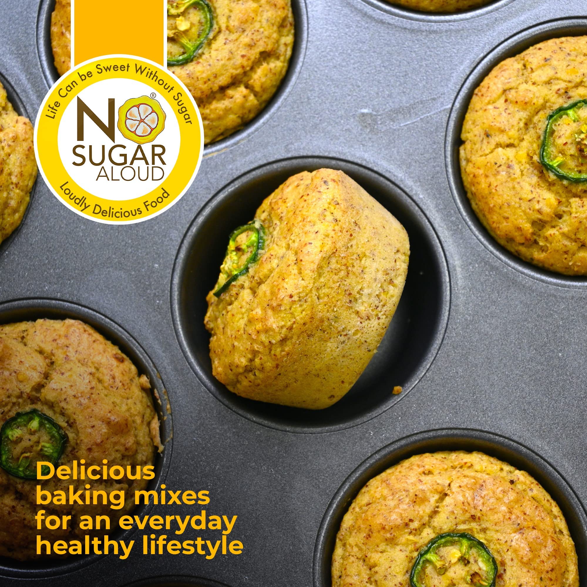 Low Carb Corn-Free Corn Bread Mix - Gluten-Free, Plant-Based Keto Bread Mix with High Protein & Fiber | Dairy-Free, Paleo-Friendly, No Artificial Flavors or Added Sugar | Perfect for Keto Diet, Weight Loss & Healthy Breakfast | 9.4 oz Pack