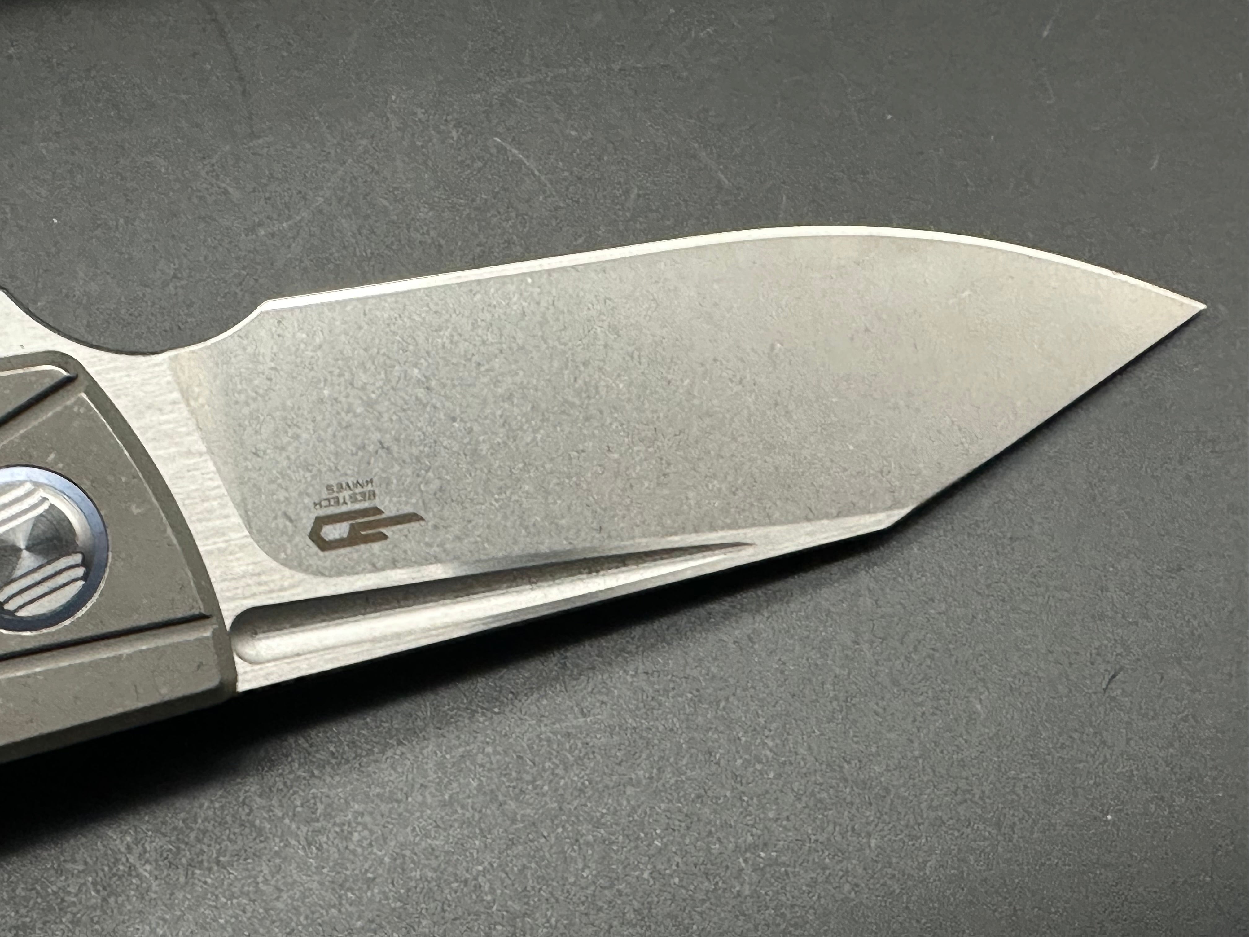Bestech Horus Titanium Handle Folding Knife with S35VN Steel Blade - Perfect for Camping, Hiking, and Everyday Carry (EDC)