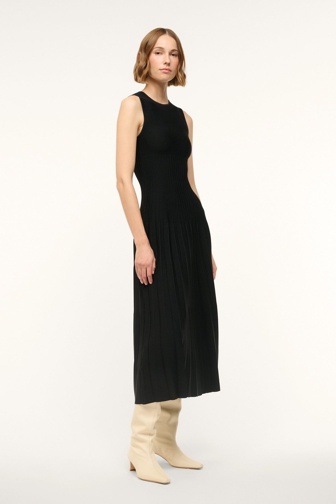 Elyse Black Dress for Women - Elegant & Comfortable Formal Wear for Office, Party & Evening Events