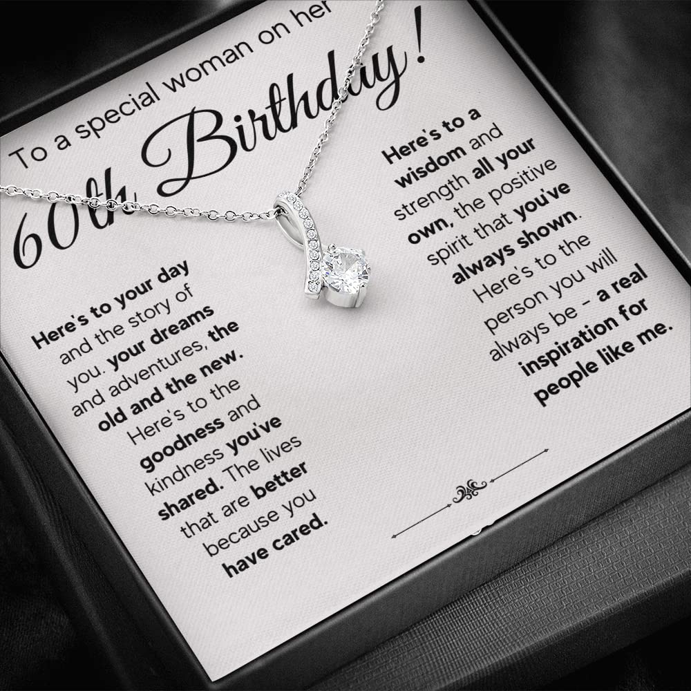 60th Birthday Gifts for Women - Elegant 