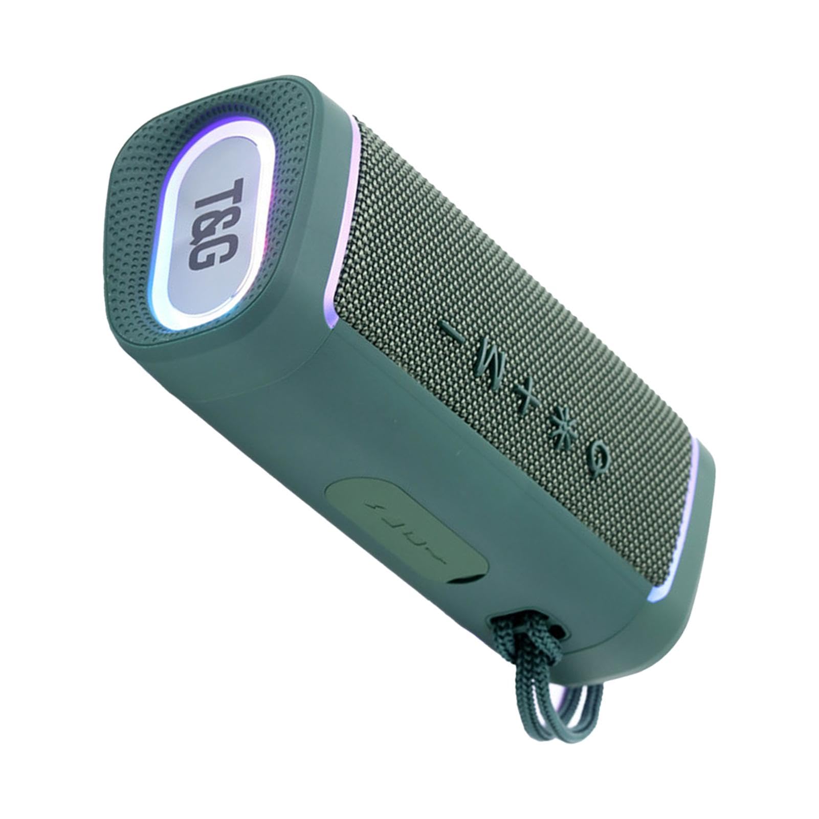 Dranng Outdoor Wireless Speakers - Dust-Proof, LED Rechargeable, Scratch-Resistant, Deep Bass with 1200mAh Battery for Travel, Camping, and Beach Adventures