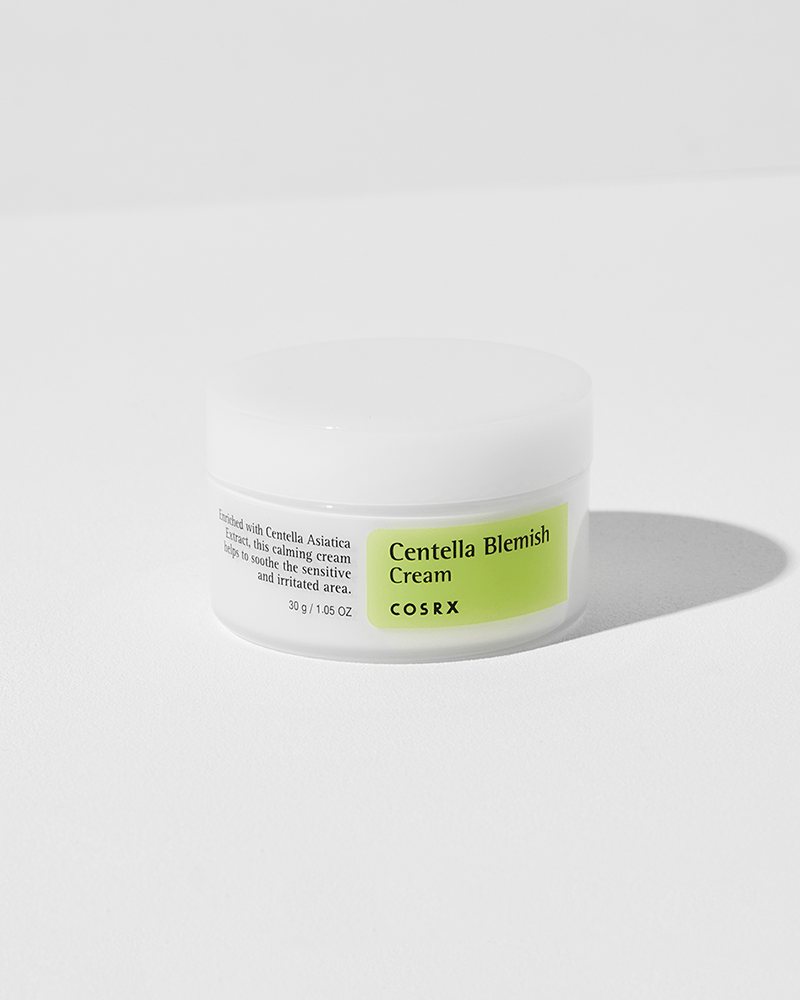 COSRX Centella Blemish Cream for Acne Treatment - Soothing & Healing Facial Moisturizer with Centella Asiatica Extract - Perfect for Sensitive & Acne-Prone Skin - Daily Skincare Routine