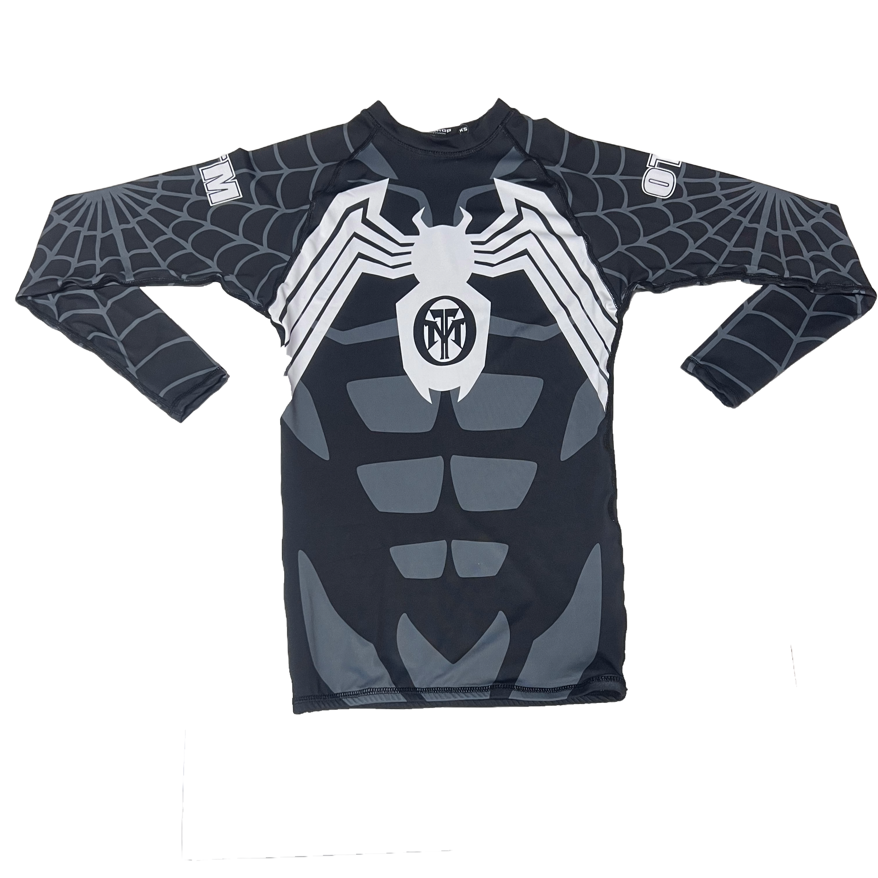 OTM SYMBIOTE Rashguard - Men's Compression Shirt for MMA, BJJ & Training - Moisture Wicking & UV Protection - Perfect for Martial Arts, Gym Workouts & Water Sports