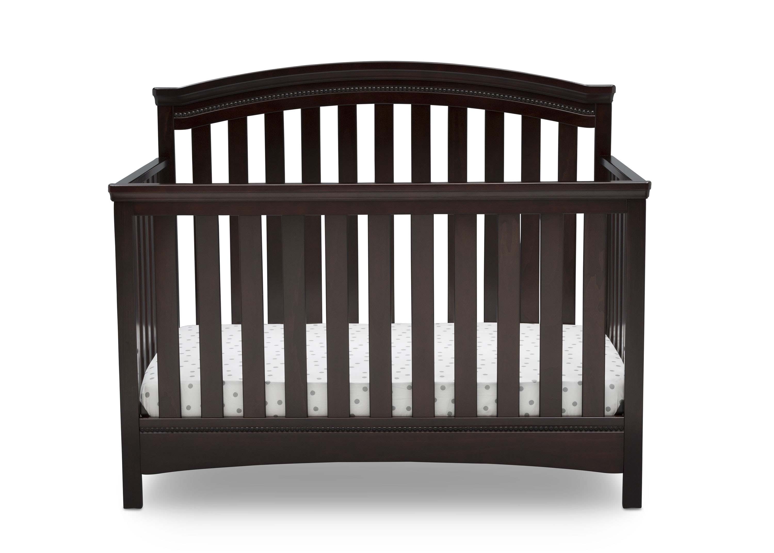 Emerson 4-in-1 Convertible Baby Crib to Toddler Bed - Safe & Adjustable Nursery Furniture for Newborns & Kids - Perfect for Bedrooms, Daycare & Nursery Rooms