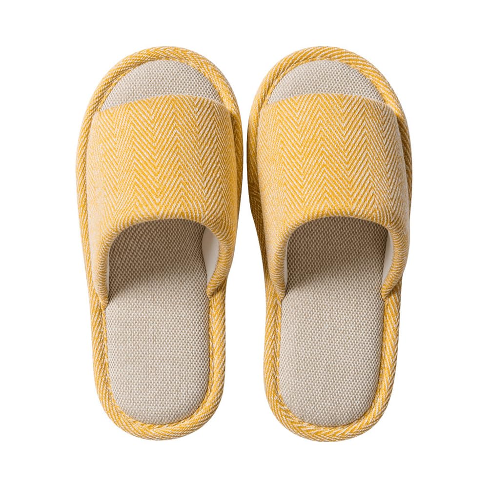Non-Slip Fabric Slippers for Men & Women - Soft Sole Indoor/Outdoor House Shoes for All Seasons | Perfect for Home, Office & Travel Comfort