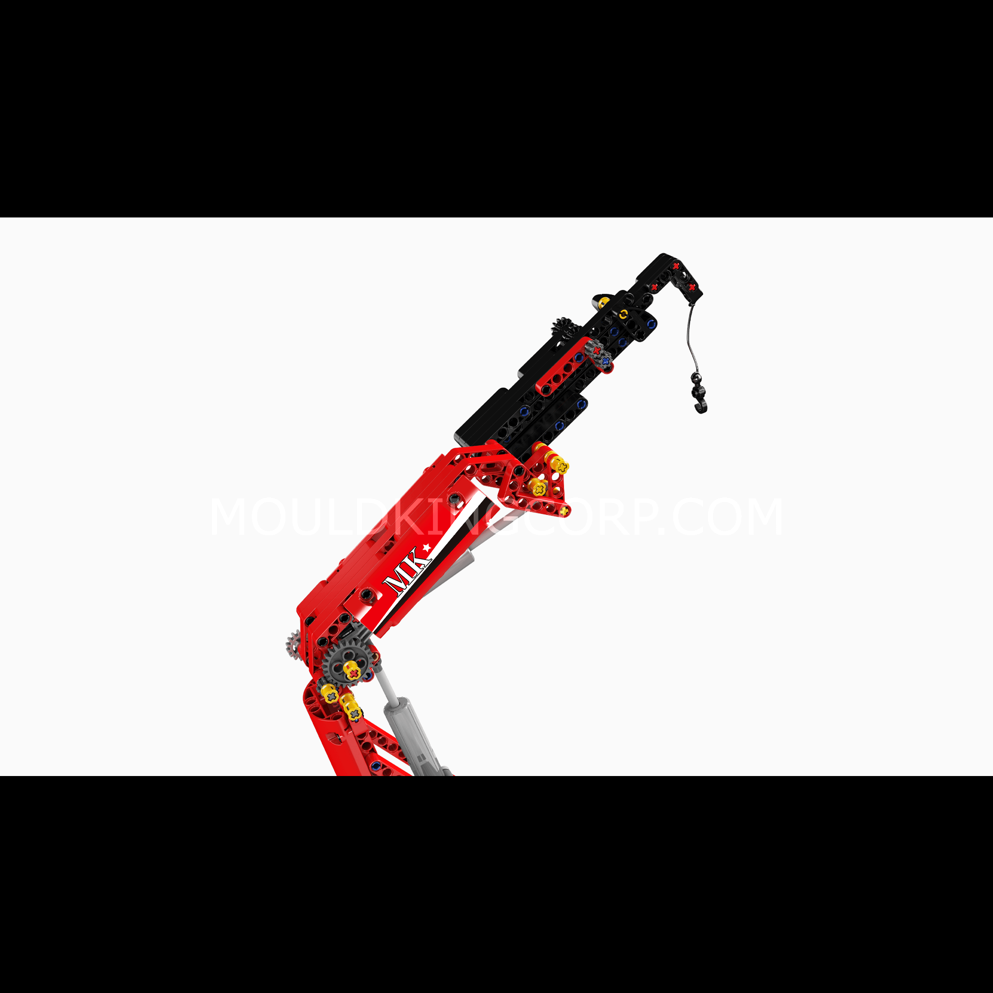 Mould King 17053 Truck Mounted Crane Building Set - 2530 Piece Construction Toy for Adults & Kids | STEM Educational Building Blocks for Engineering Enthusiasts | Perfect for Birthday Gifts, DIY Projects & Creative Play