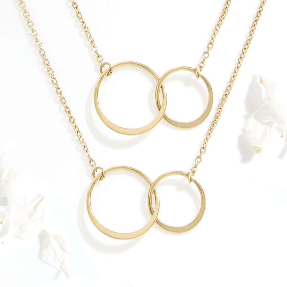 Soul Sisters Necklace - Best Friend Gift Jewelry for Long Distance, Birthday & Holidays | Heartfelt Friendship Necklace with Card | Meaningful Present for Sisters, BFFs & Forever Friends | Perfect for Anniversaries, Graduation & Special Occasions