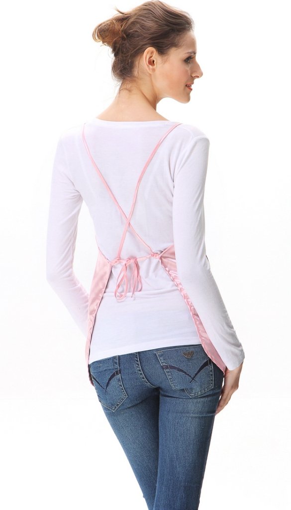 Anti-Radiation Maternity Clothes - Belly Protection Tee for Pregnant Women | EMF Shield Nursing Top in Pink | Perfect for Work, Travel & Daily Comfort (Model 8900639)