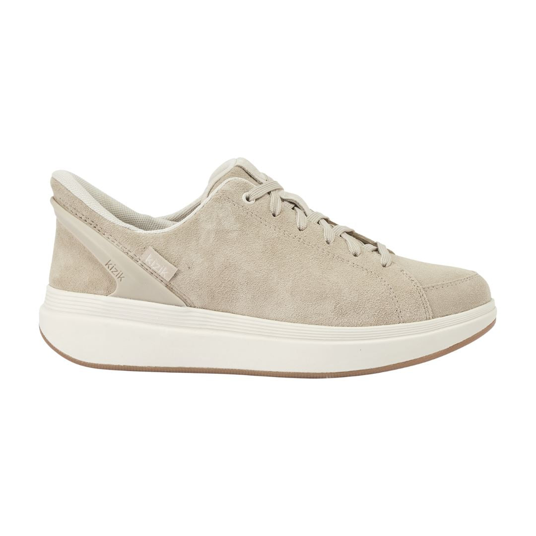 KIZIK SYDNEY Women's Slip-On Sneakers - Medium & Wide Width Comfort Shoes for Walking, Travel & Everyday Wear