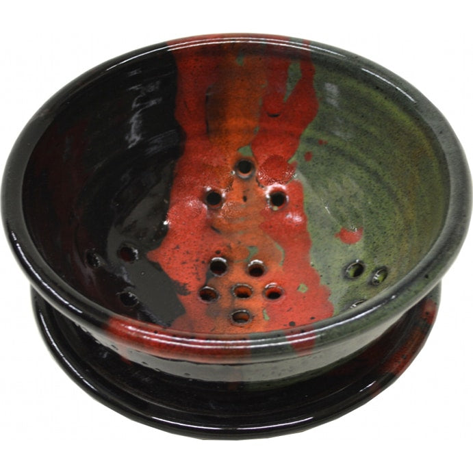 Always Azul Berry Bowl with Tray - Assorted Designs for Fresh Fruits, Snacks & Desserts | Perfect for Kitchen, Dining Table & Party Serving