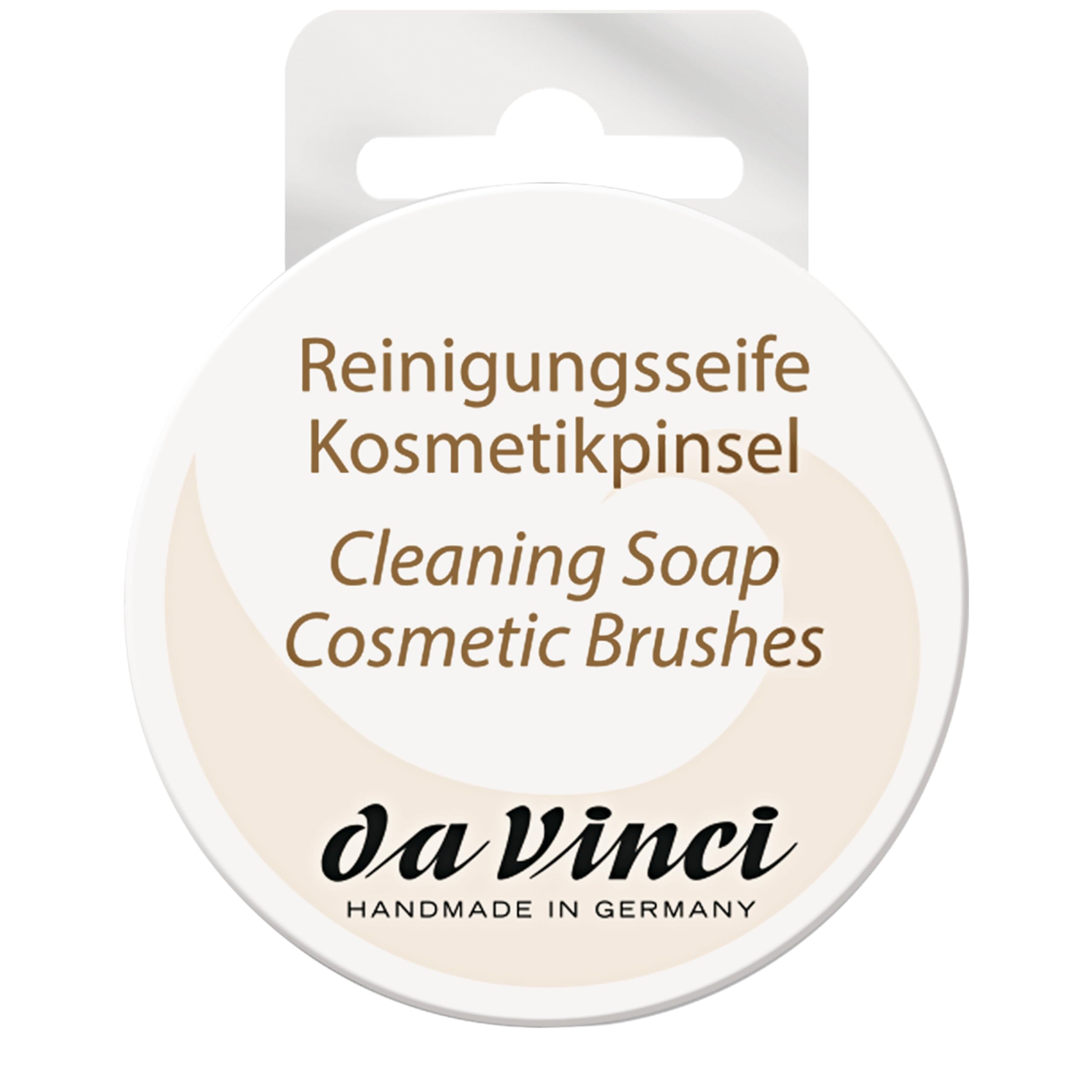 Da Vinci Cosmetics Series 4834 Professional Brush Cleaning Soap - 40g Small Size | Gentle Makeup Brush Cleaner for Artists & Beauty Enthusiasts | Perfect for Daily Brush Maintenance & Deep Cleaning