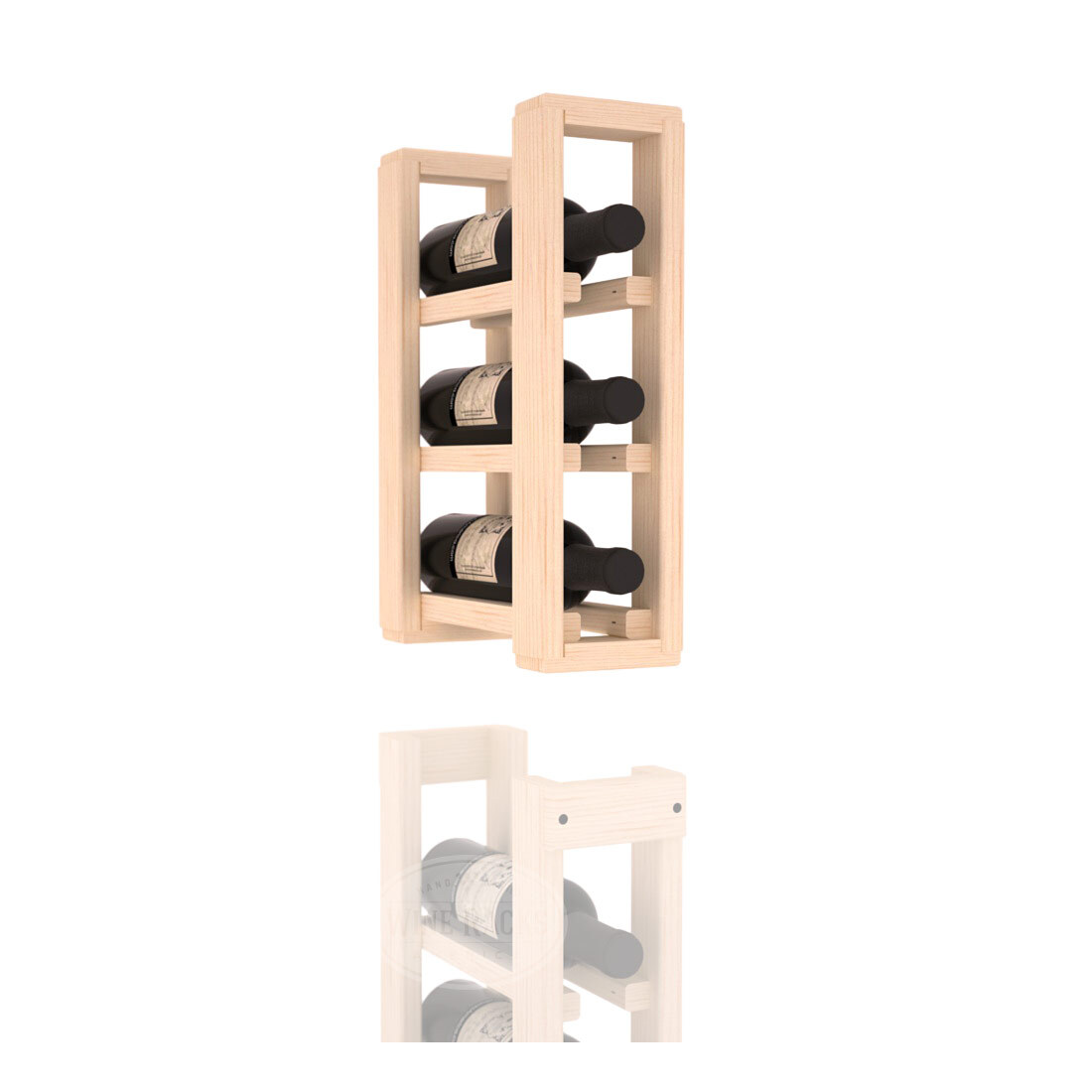 InstaCellar 1 Column Split Extender Rack - Expandable Wine Rack Organizer for Kitchen, Pantry & Cellar Storage