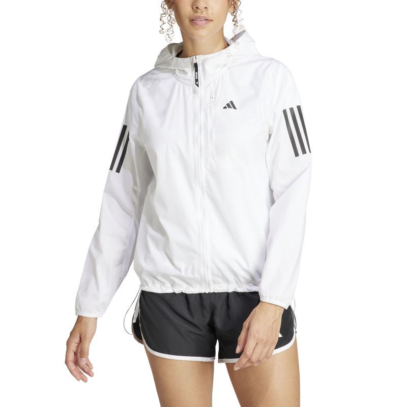 Adidas Women's Own The Run Jacket - Lightweight Running Jacket with Water-Resistant Shell & Reflective Details for Outdoor Jogging & Training