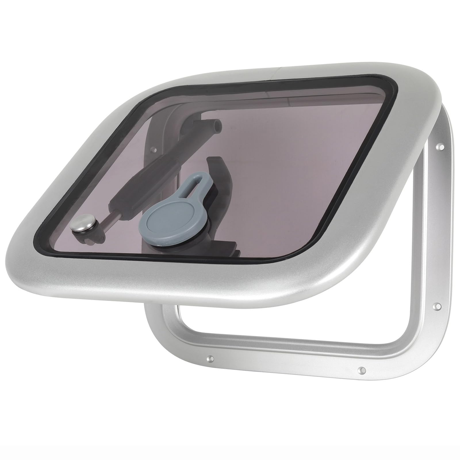 Durable Low Profile Boat Deck Hatch Window - Anti-Rust Aluminum Frame & Shock Resistant Acrylic Glass - Perfect for Marine, Yachting, and Sailing Applications