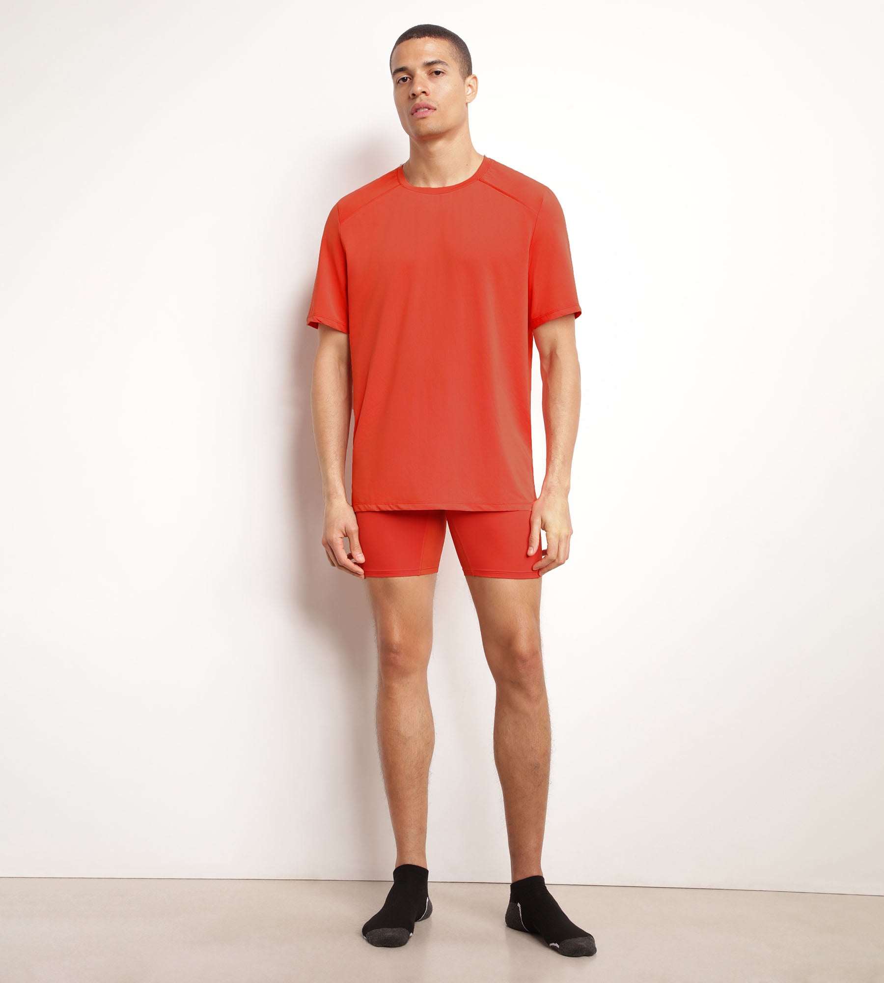 Men's Boxer Briefs - Microfiber & Mesh Underwear with Breathable Comfort - Red - Perfect for Sports, Workout & Everyday Wear