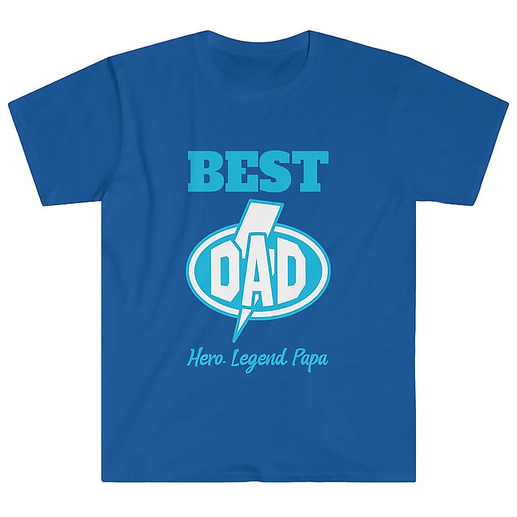 Best Dad T-Shirt for Men - Funny Father's Day Gift Idea for Dad, Papa, Girl Dad - Cool Casual Wear for Family Outings & Special Occasions