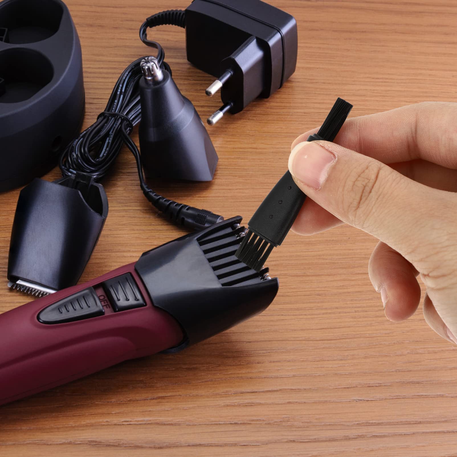 10pcs Electric Shaver Cleaning Brush Kit for Men - Durable Razor Brush Replacement for Electric Shavers | Easy to Use | Perfect for Home & Travel Grooming