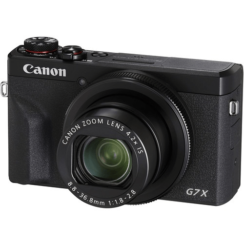Canon PowerShot G7 X Mark III Digital Camera 20.1MP 4K Video Vlogging Camera with Flip Touch Screen & WiFi (Black) - Perfect for Travel, YouTube Vlogging & Photography