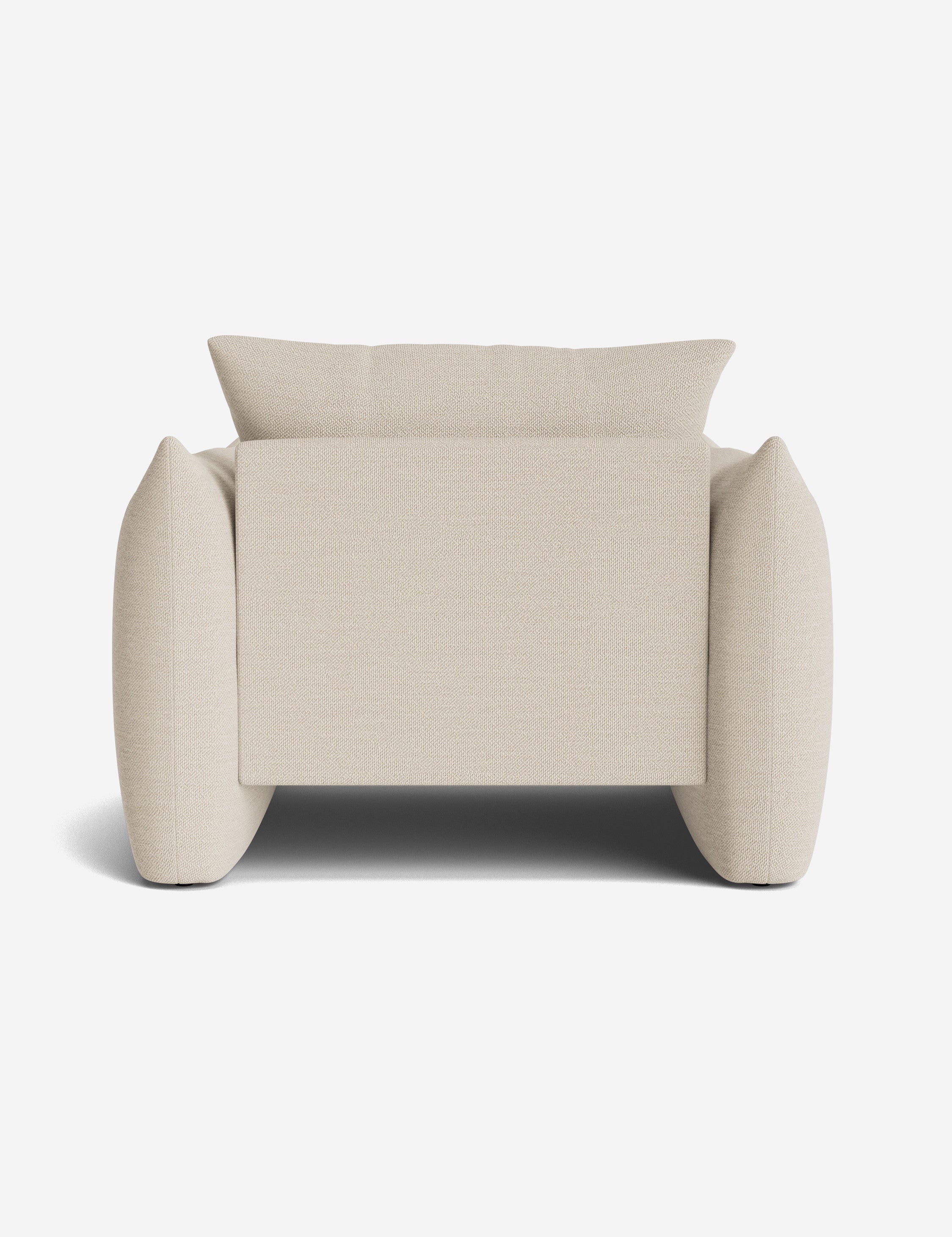 Modern Banks Accent Chair - Mid-Century Inspired Upholstered Armchair for Living Room, Bedroom & Office - Stylish Home Decor with Wooden Legs & Comfortable Cushioning