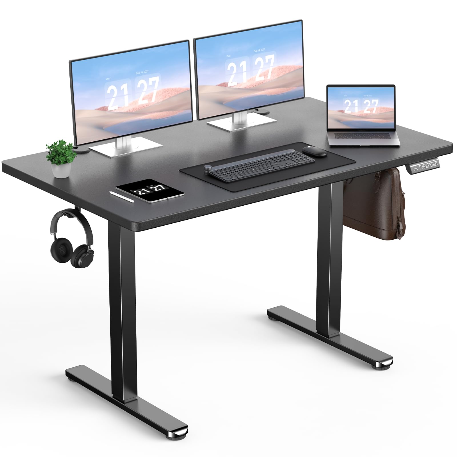 Electric Height Adjustable Standing Desk 48
