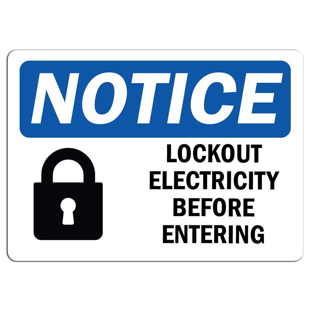 Vinyl Safety & Warning Stickers Bundle - 3 Pack (3.5