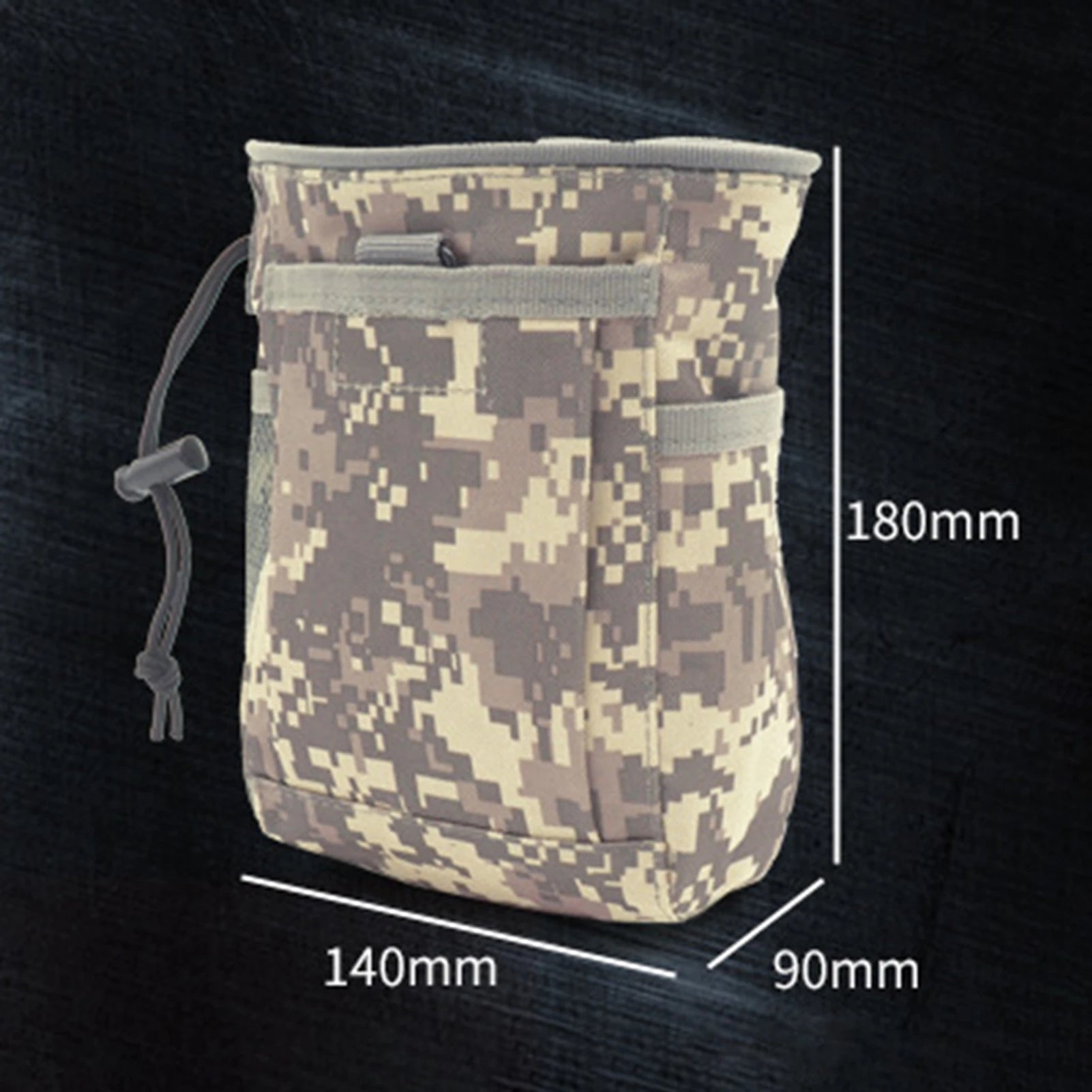 Tactical MOLLE Waist Bag for Outdoor Adventures - Durable Utility Pouch for Hiking, Camping & Travel Gear Storage