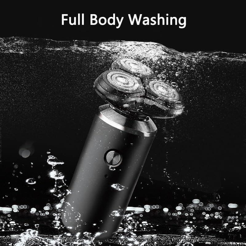 6-in-1 Rechargeable Electric Razor for Men - Wet/Dry Shaver with Beard Trimmer, Nose Hair Trimmer & Bald Head Shaver | Perfect for Travel, Home & Gym Grooming