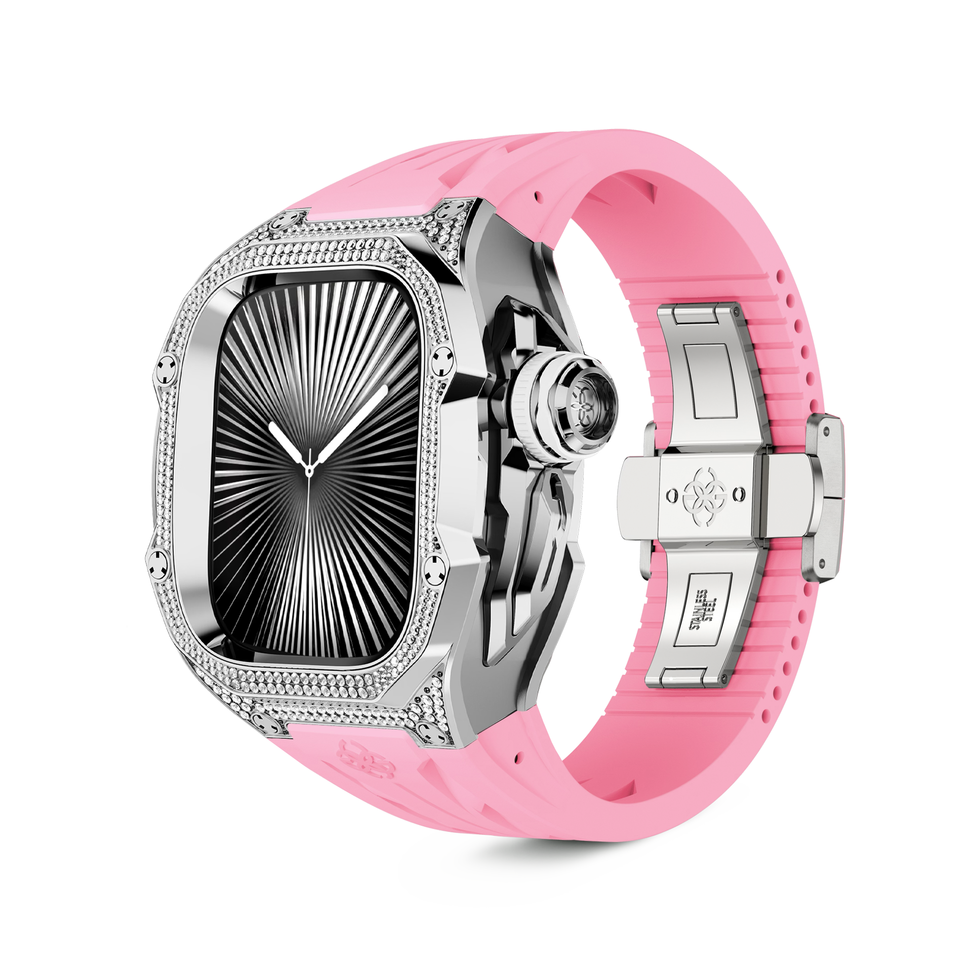 Apple Watch Case for Series 9/8/7/6/SE - Slim Protective Cover with Miami Ice Design | Perfect for Gym, Running & Everyday Use