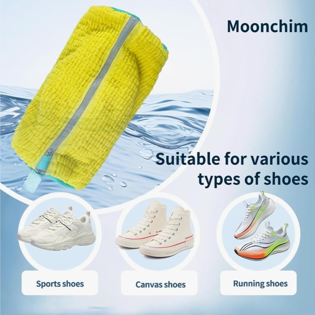 **Sneaker Laundry Bags for Washing Machine – Durable Mesh Shoe Cleaner Bags (2-Pack) – Perfect for Gym, Travel & Protecting Sneakers in the Wash**