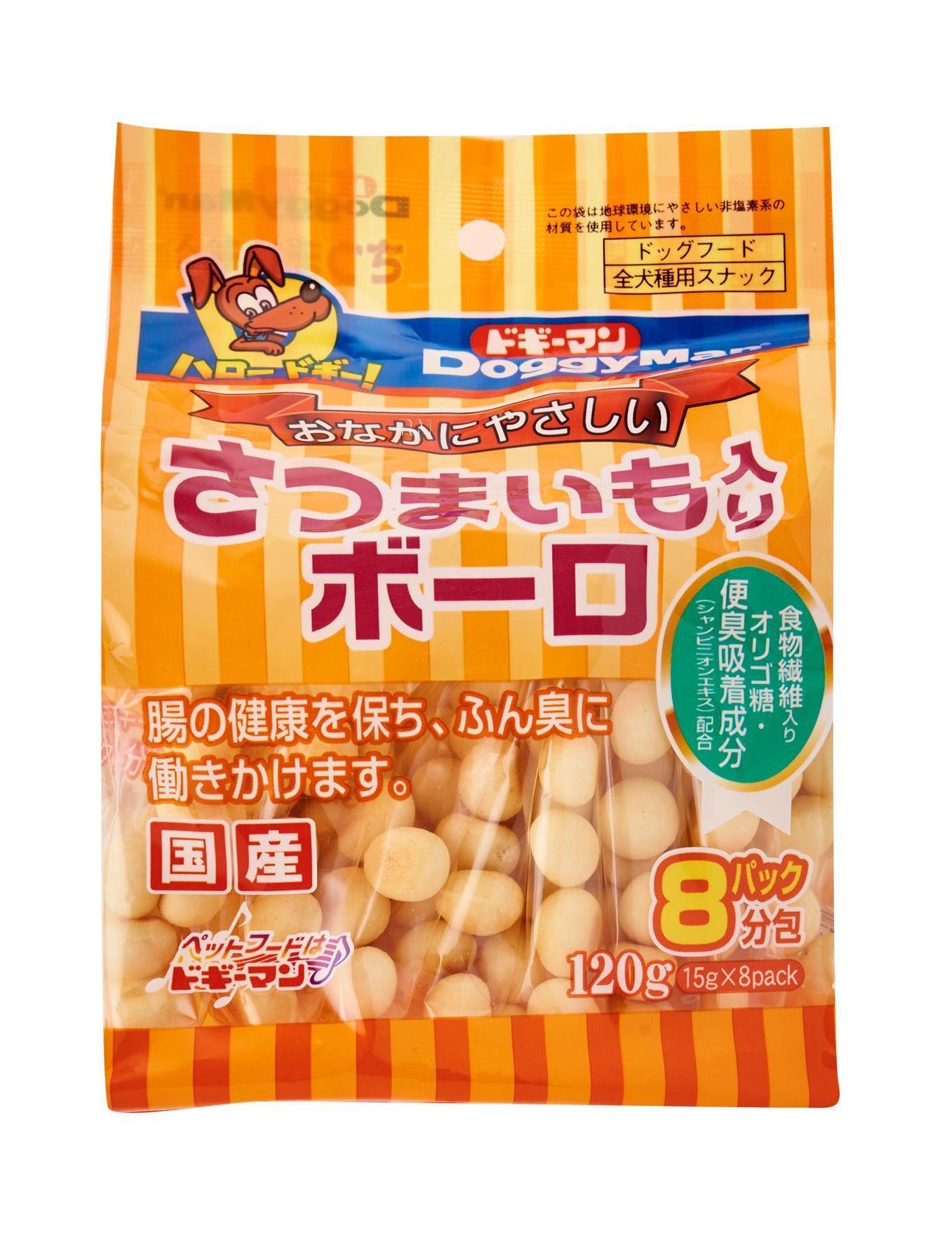 DoggyMan Sweet Potato Dog Treats 120g - Healthy Natural Chews for Small & Large Dogs - Perfect for Training, Rewards & Dental Health