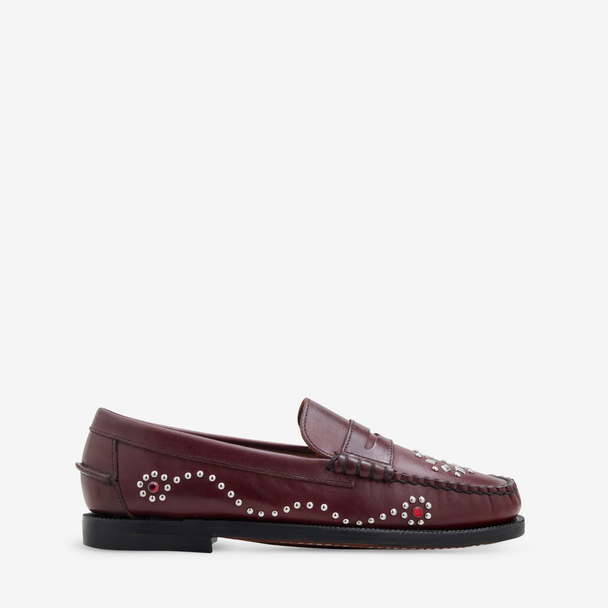 Women's Dandette Studs Dark Brown Leather Boots - Stylish & Comfortable for Casual Outfits, Work & Night Out