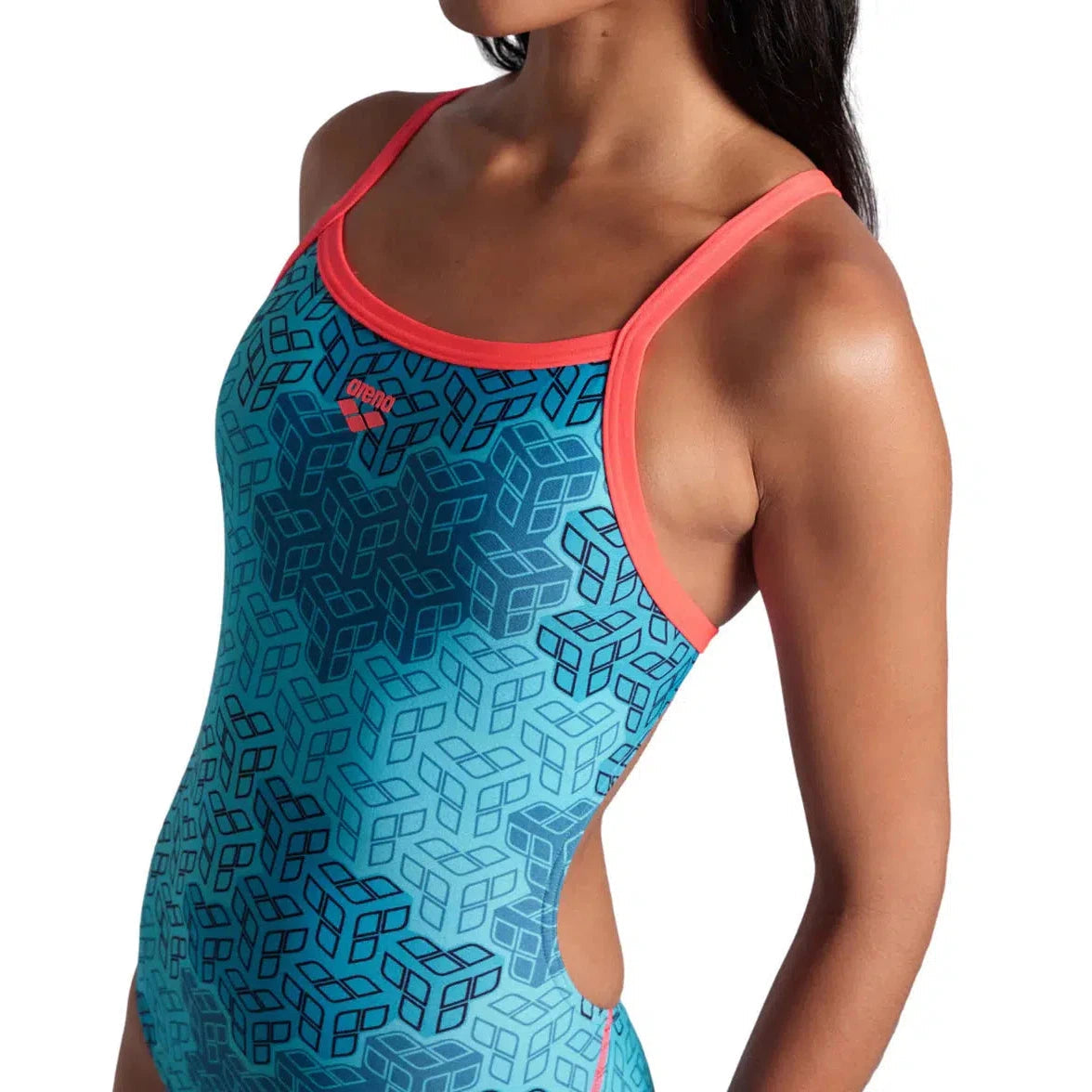 Arena Women's Camo Kikko Challenge Back One Piece Swimsuit - High Performance Competitive Swimwear for Training & Beach Activities