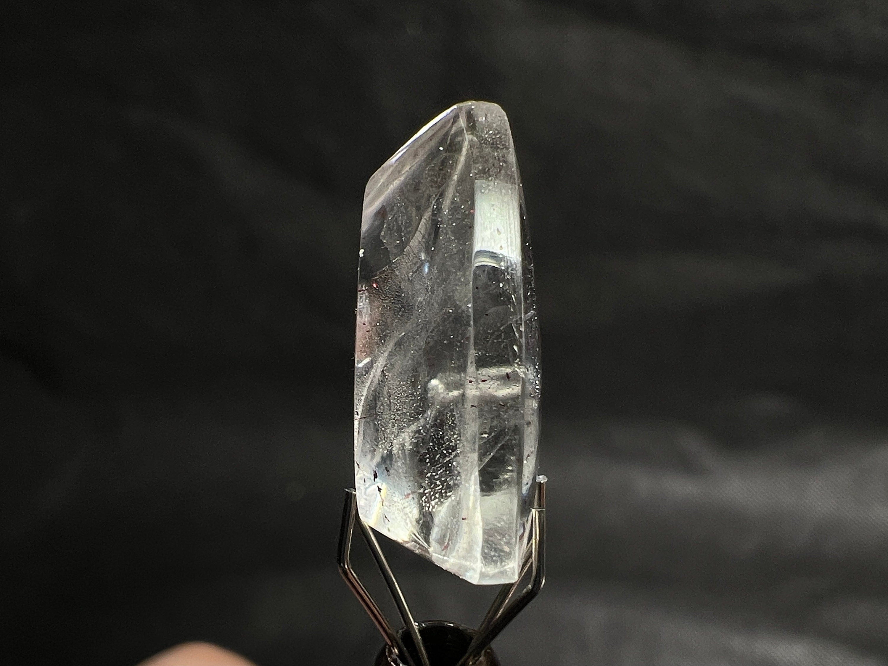 Natural Pink Fire Quartz Crystal Pear Cut Gemstone for Jewelry Making - Healing Stone for Meditation, Energy Work & Spiritual Gifts (COVELLITE 48942)
