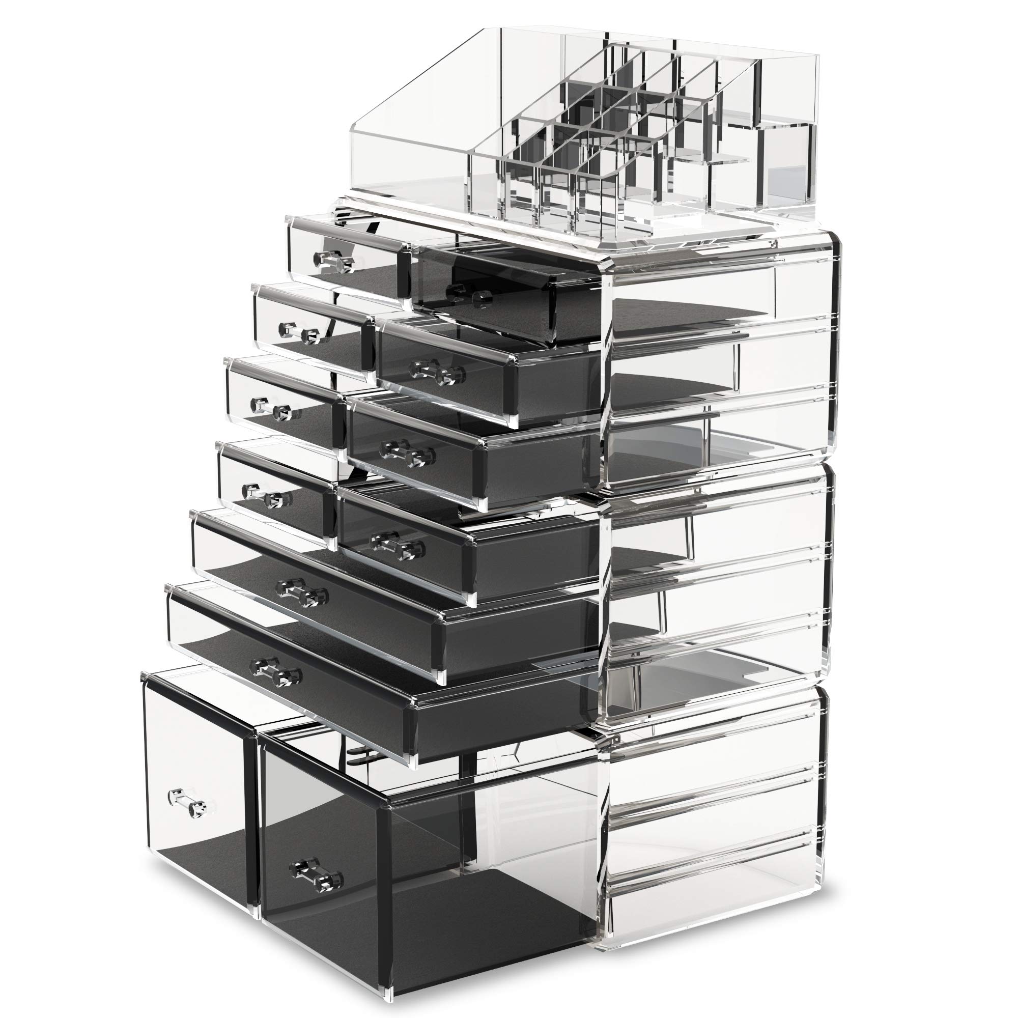 Makeup Organizer & Cosmetic Storage Tray - Perfect for Vanity & Travel