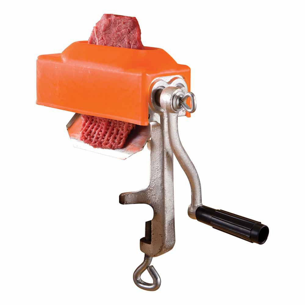LEM Products Heavy Duty Clamp-On Meat Tenderizer - Durable Cast Iron & Plastic Design - Perfect for Steaks, Chicken & Pork - Ideal for Grilling, BBQ & Home Cooking