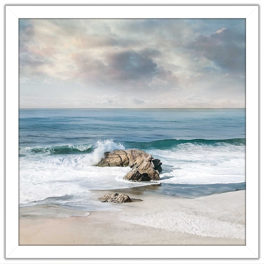 Mike Calascibetta Blue Acrylic Print - A Forever Moment - Modern Wall Art for Living Room, Bedroom & Office Decor