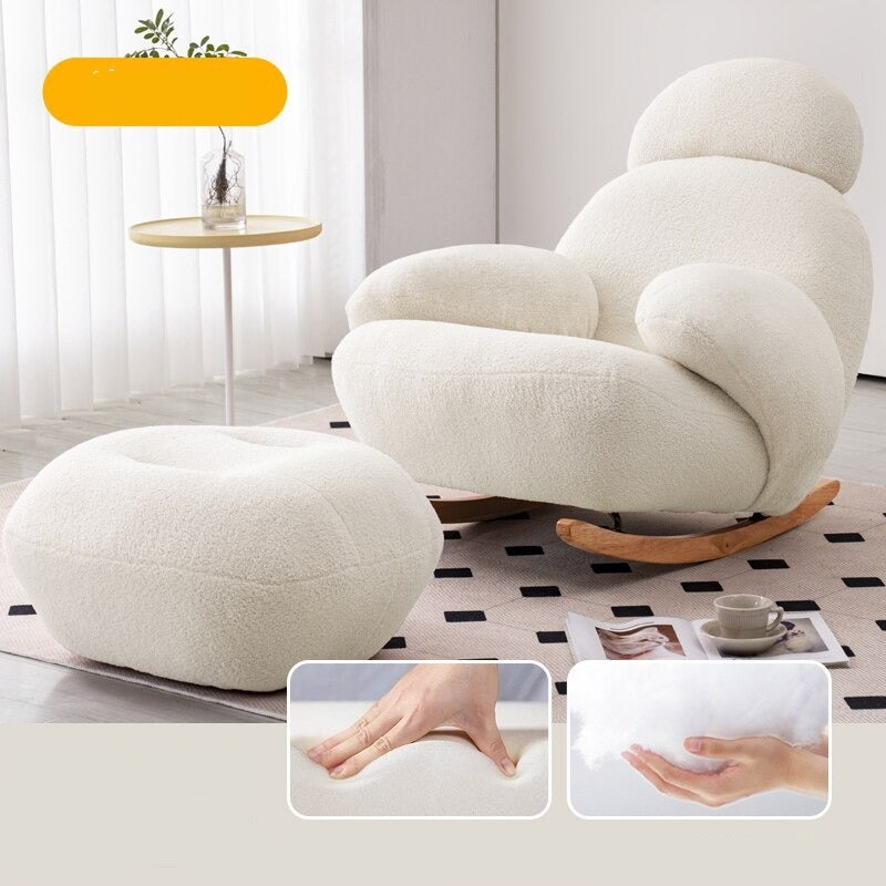 Premium Designer Soft Ultralight Lazy Sofa Chair - Modern Comfort for Living Room, Bedroom & Lounge - Perfect for Relaxing, Reading & Napping