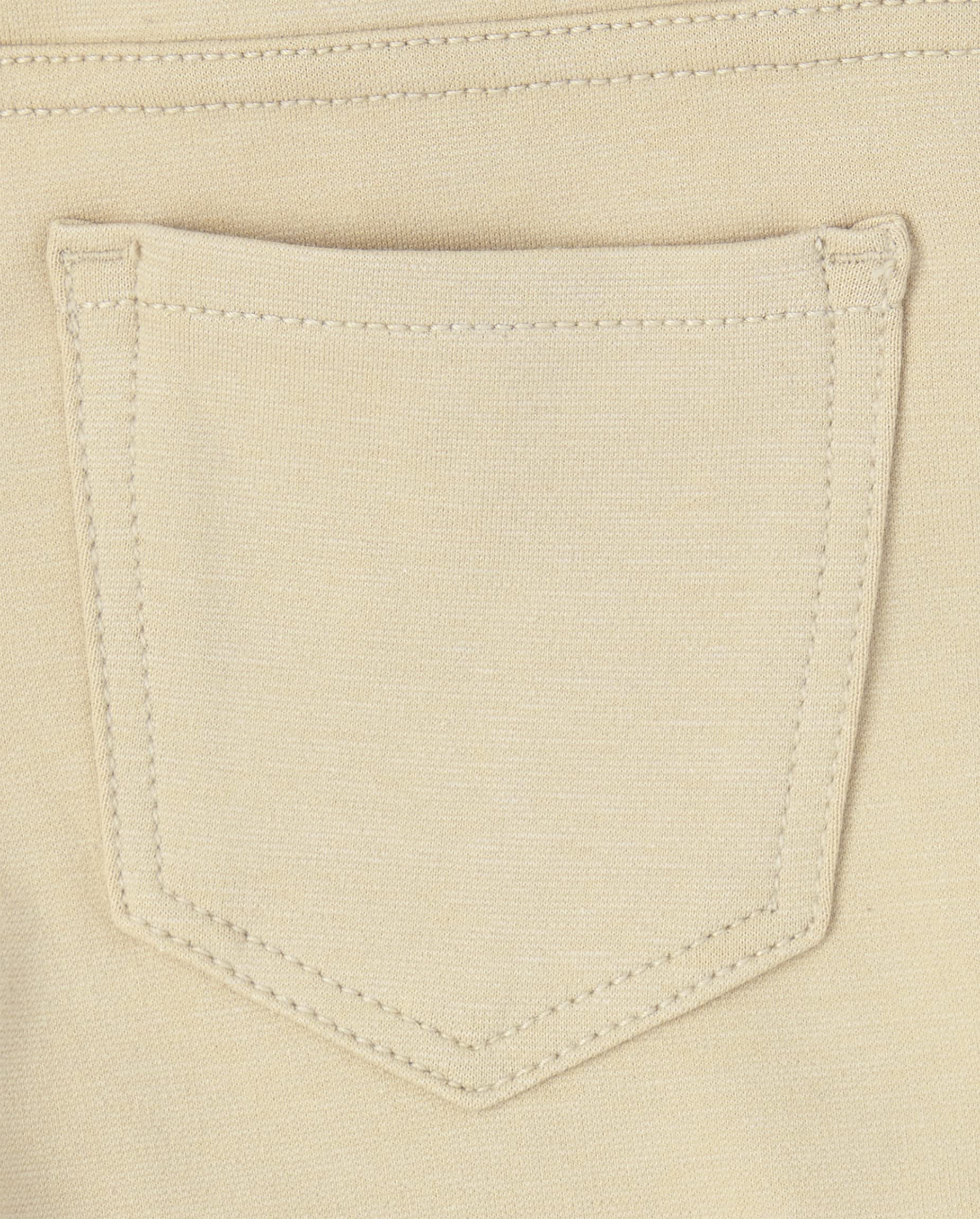 Girls' Ponte Knit Jeggings - Comfy Pull-On Pants for Play & School