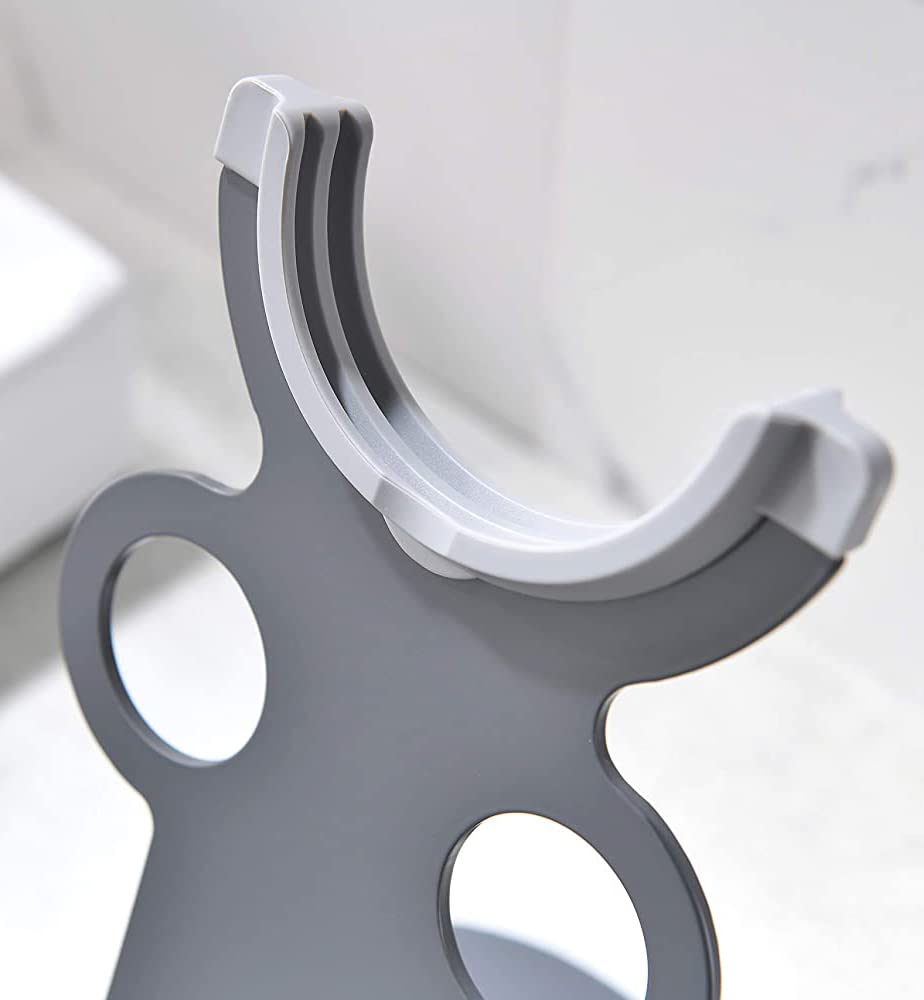 Dyson Hair Dryer Stand Organizer with Diffuser & Nozzle Holder - Wall Mountable Hair Dryer Holder for Salon & Home Use - Perfect for Bathroom Vanity, Dressing Room & Hair Styling Station