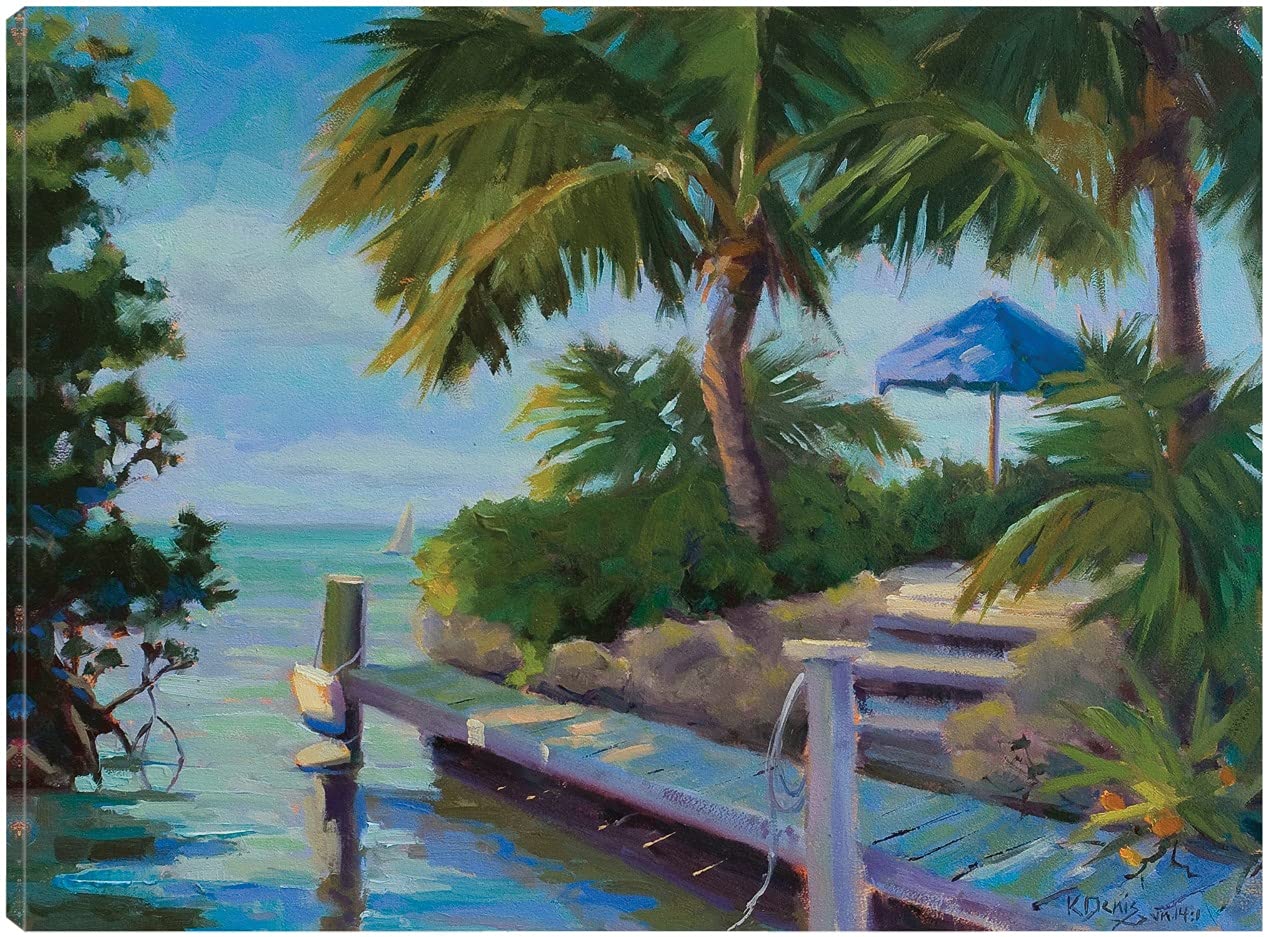 Premium Fine Art Canvas Wall Decor by Kathleen Denis - Ready to Hang 43x32 Inches - Perfect for Living Room, Bedroom, Office & More - Elegant Home & Office Decoration for Modern Interiors