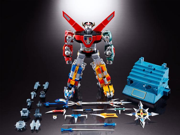 Bandai Soul of Chogokin GX-71 Voltron (GoLion) Die-Cast Metal Action Figure - Collector's Edition for Anime Fans & Display